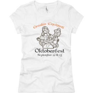 Annual Oktoberfest Junior Fit Basic Bella Favorite Tee
