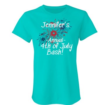 Jen's Bash Junior Fit Bella Sheer Longer Length Rib Tee