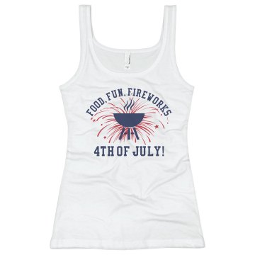 July 4th Party Bella Junior Fit Camisole
