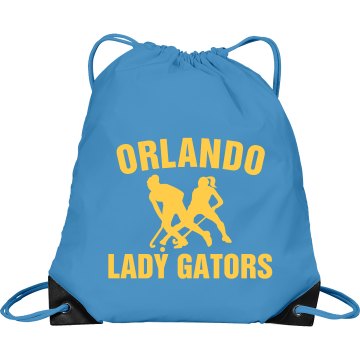 Orlando Field Hockey Port & Company Drawstring Cinch Bag