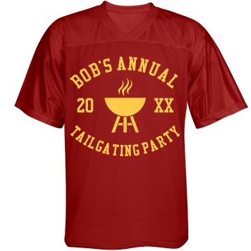 Tailgating Party Jersey Unisex Augusta Replica Football Jersey