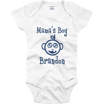 Mama's Boy Infant Bella Baby Long Sleeve Thermal Creeper