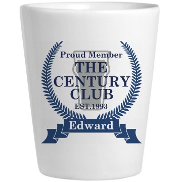 The Century Club Shot Ceramic Shotglass