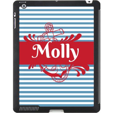 Anchor Splash Name Case Black iPad Smart Cover