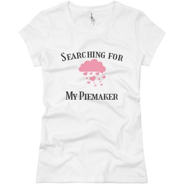 Where's My Piemaker Junior Fit Bella Sheer Longer Length Scoopneck Tee