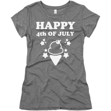 Happy Holidays Junior Fit Bella Triblend Tee