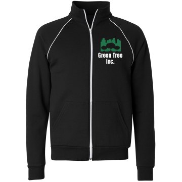 Nursery Business Junior Fit Bella Fleece Raglan Zip Hoodie