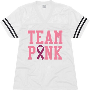 Team Pink w/ Back Unisex Augusta Replica Football Jersey