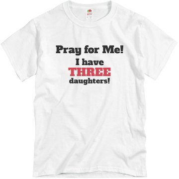 Pray for Daddy Unisex Canvas Jersey Tee