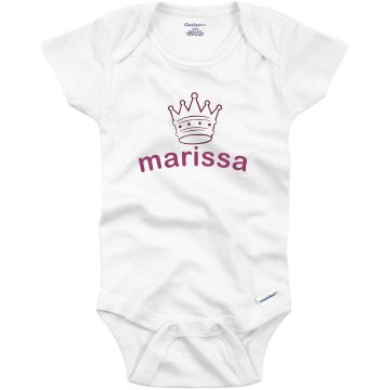 Princess Onesie Infant Gerber Onesies