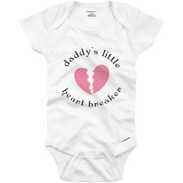 Daddy's Heartbreak Onesie Infant Gerber Onesies