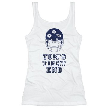 Tom's Tight End Junior Fit Bella Sheer Longer Length Rib Tank Top