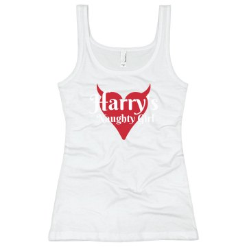 Naughty Girl Junior Fit Bella Longer Length 1x1 Rib Tank Top