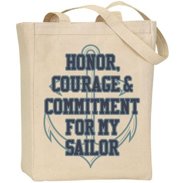 Sailor Anchor Tote Liberty Bags Canvas Tote