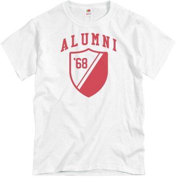 Alumni Year Shield Unisex Basic Gildan Heavy Cotton Crew Neck Tee