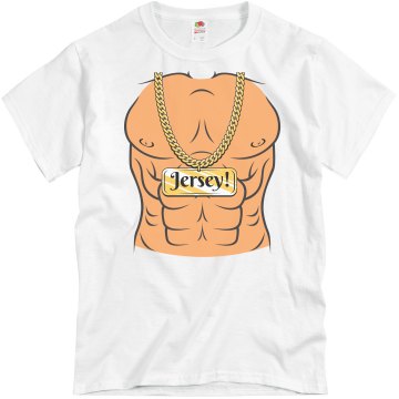 Halloween Jersey Boy Unisex Basic Gildan Heavy Cotton Crew Neck Tee