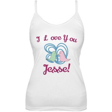 I love You Retro Bella Junior Fit Bra Cami