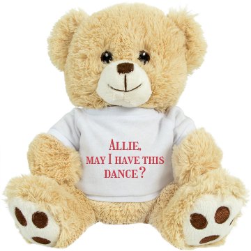 Prom Dance Bear w/ Back Medium Plush Teddy Bear