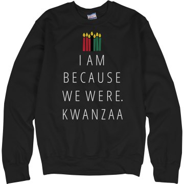 Kwanzaa Greetings Junior Fit Bella Crewneck Jersey Tee