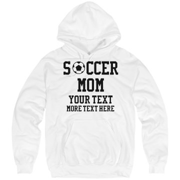 Devoted Soccer Mom Unisex Hanes Ultimate Cotton Heavyweight Hoodie