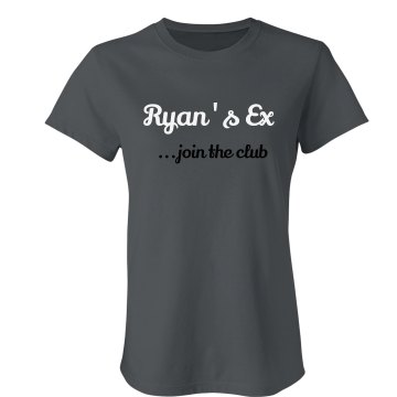 Ryan's Ex Junior Fit Bella Crewneck Jersey Tee