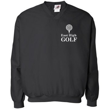 High School Golf  Badger Sport Hook Windshirt