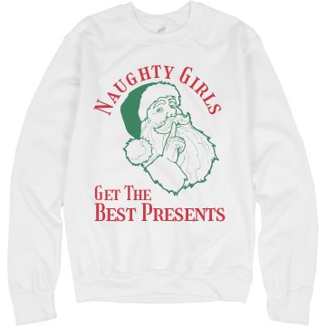 Naughty Girls Christmas Unisex Hanes Ultimate Cotton Heavyweight Hoodie