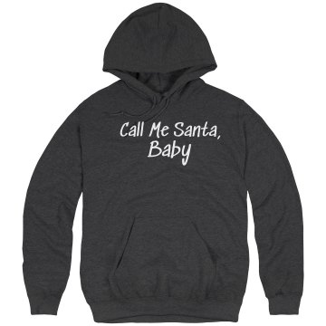 Call Me Santa Christmas Unisex Hanes Ultimate Cotton Heavyweight Hoodie
