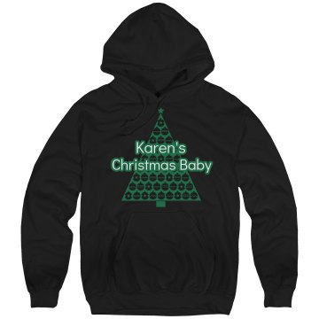Christmas Baby Unisex Hanes Ultimate Cotton Heavyweight Hoodie