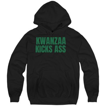 Kwanzaa Kicks It  Unisex Hanes Ultimate Cotton Heavyweight Hoodie