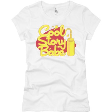 Cool Story Babe, Now... Unisex Basic Gildan Heavy Cotton Crew Neck Tee