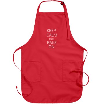 Keep Calm Apron Port Authority Adjustable Full Length Apron