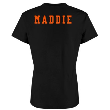 Tigers Cheerleader Junior Fit Bella Sheer Longer Length Rib Tee