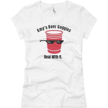 Beer Goggles Junior Fit Basic Bella Favorite Tee