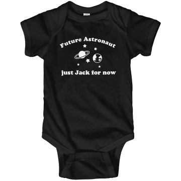 Future Baby Astronaut Infant Rabbit Skins Lap Shoulder Creeper