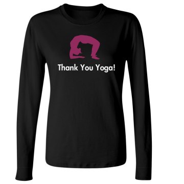 Appreciation for Yoga Junior Fit Bella Long Sleeve Crewneck Jersey Tee
