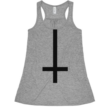 Cross of St. Peter Misses Bella Flowy Boxy Lightweight Crop Tank