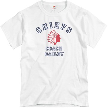 Coach T-shirt Unisex Basic Gildan Heavy Cotton Crew Neck Tee
