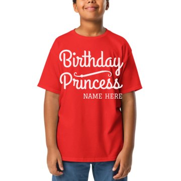 Birthday Queen Youth Gildan Ultra Cotton Crew Neck Tee