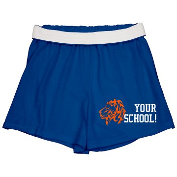 School Shorts w/ Back Junior Fit Soffe Cheer Shorts