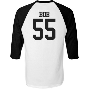 Liver Let Die w/ Back Unisex Champion Raglan Baseball Tee
