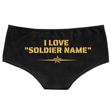 I Heart My Soldier Bella Hotshort