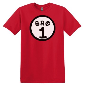 Bro Number One Unisex Gildan Heavy Cotton Crew Neck Tee