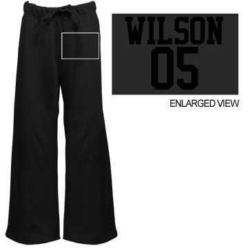 GIRL'S SWEATS Youth Bella Girl Fleece Open Bottom Pants