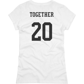 Together Since Couple Tee Junior Fit Basic Bella Favorite Tee