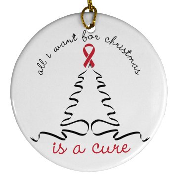 All I Want For Christmas Plastic Ball Ornament