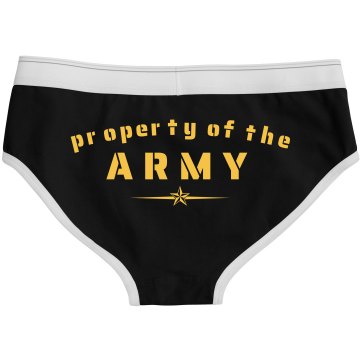 Property Of The Army Bella Logan Boyfriend Brief