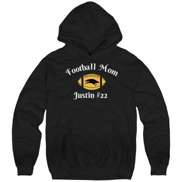 Eagle Football Mom Unisex Hanes Ultimate Cotton Heavyweight Hoodie