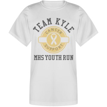 Child Cancer Run Paragon Youth Performance Tee