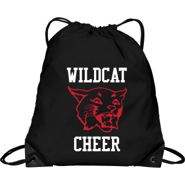Wildcat Cheer Bag Port & Company Drawstring Cinch Bag